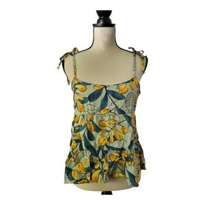 Mine floral tanktop Womens Size L New Fruit Lightweight
